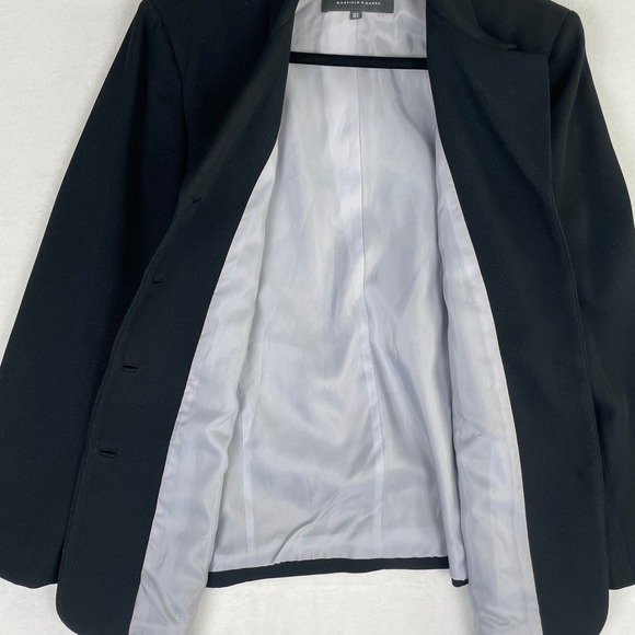 Alex Garfield Marks Blazer Jacket Black Size 16 Career Business Office - Picture 5 of 8